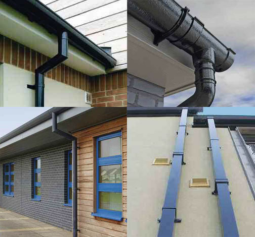 Cast Aluminium Gutters